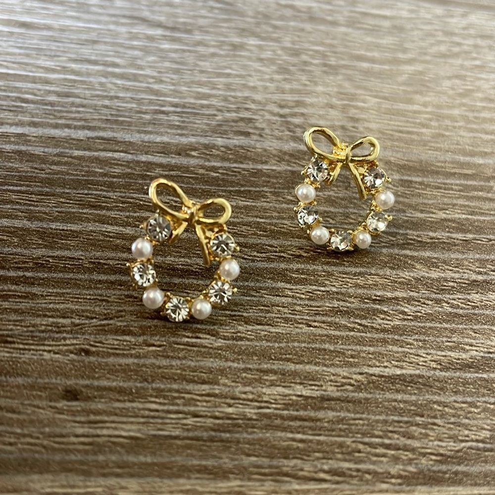 Round stud earrings N230 - Picture 2 of 5